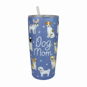 Tumbler Dog Mom 20oz (591ml) Clementine (stainless steel)