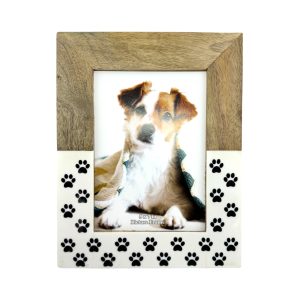 Portarretrato de madera patitas negras Bone & Resin (5x7in)