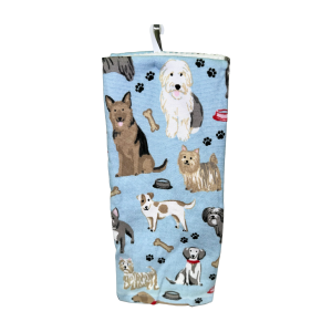 Toallas de Cocina x3 Perritos varios Casaba (Celeste)