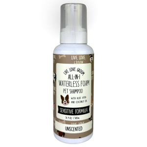 Todo-en-uno Shampoo Foam Sin Enjuague Live Love Groom 1500ml (Sensitive)