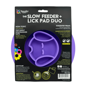Slow feeder + Lick pad Duo Spunky Pup (Medium)