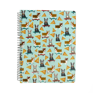 Cuaderno Perros y Pizza Grande 168 páginas Molly & Rex