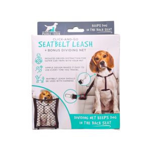 Car Kit Pounce+Fetch Cinturón de seguridad single + malla divisoria