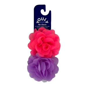 Set Lazos para Collar x2 Youly (Fucsia/Lila) One Size