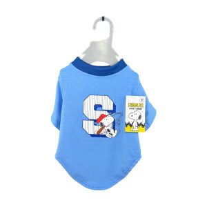 Camiseta Snoopy Baseball (Celeste)