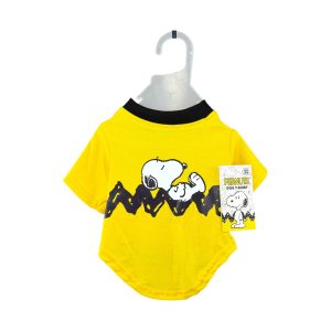 Camiseta Snoopy Charlie Brown (Amarillo)
