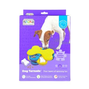 Dog Tornado Spinning Fun Outward Hound (Multicolor) Nivel 2 Intermedio
