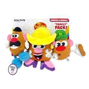 Juguete Mr.Potato x3 peluches squeaky