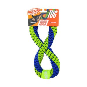 Nerf Dog Tug Cordón  (Azul-Verde) 12in M/L