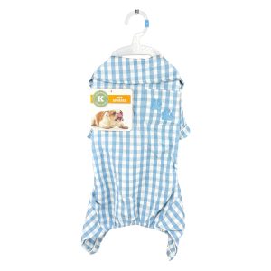 Pijama Cuadros Kensington KC (Celeste)