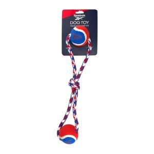 Reebok Cordón y Pelota Tenis (Azul-Rojo) M/L