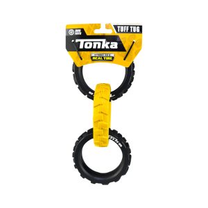 Tonka Aros Tuff Tug x3 (Negro-Amarillo) 10.5in